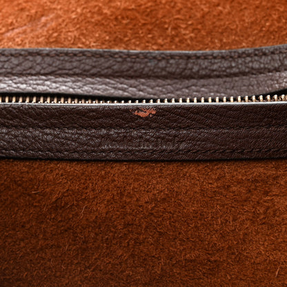Celine Shiny Grained Calfskin Medium Phantom Luggage Brown 7 of 17
