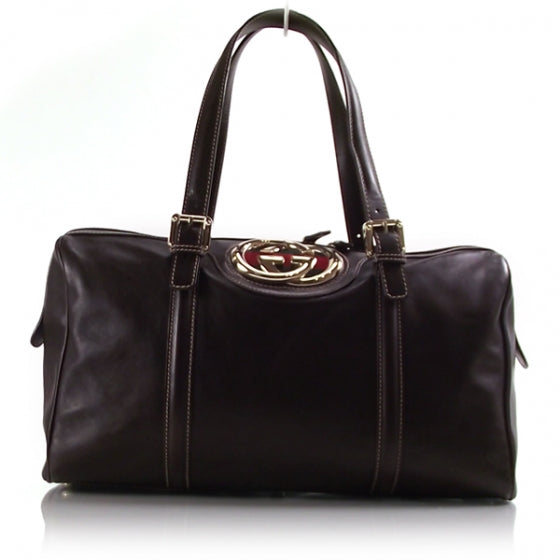 Gucci Leather Signature Boston 1 of 10