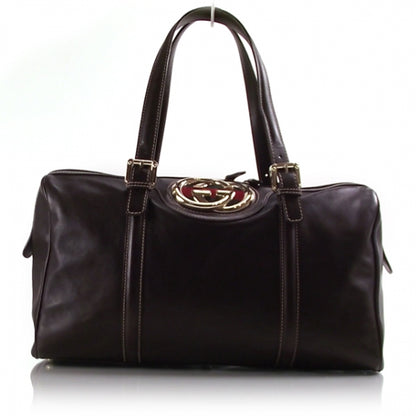Gucci Leather Signature Boston 1 of 10
