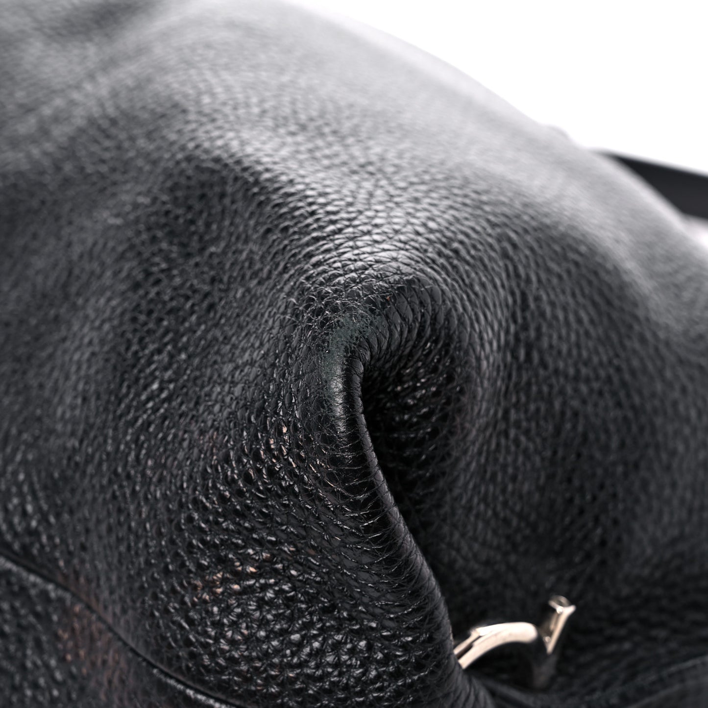 Calfskin Fanisa Gancini Hobo Black