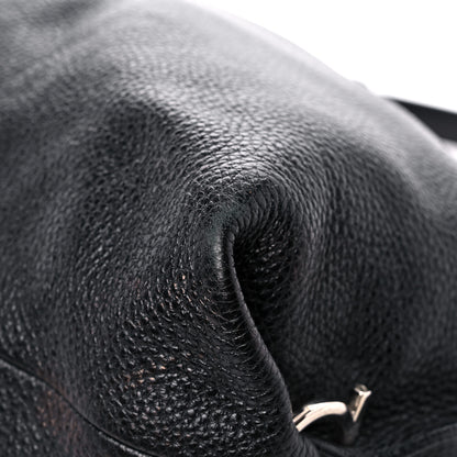 Salvatore Ferragamo Calfskin Fanisa Gancini Hobo Black 11 of 18