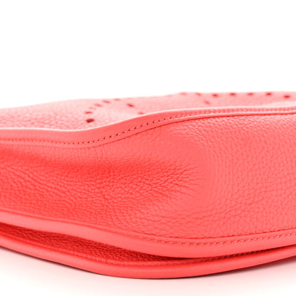 Hermes Taurillon Clemence Evelyne III PM Rose Jaipur 9 of 12