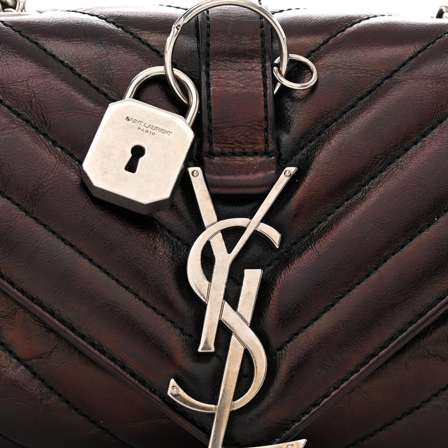Calfskin Matelassé Monogram Classic Baby Punk Chain Bag Black