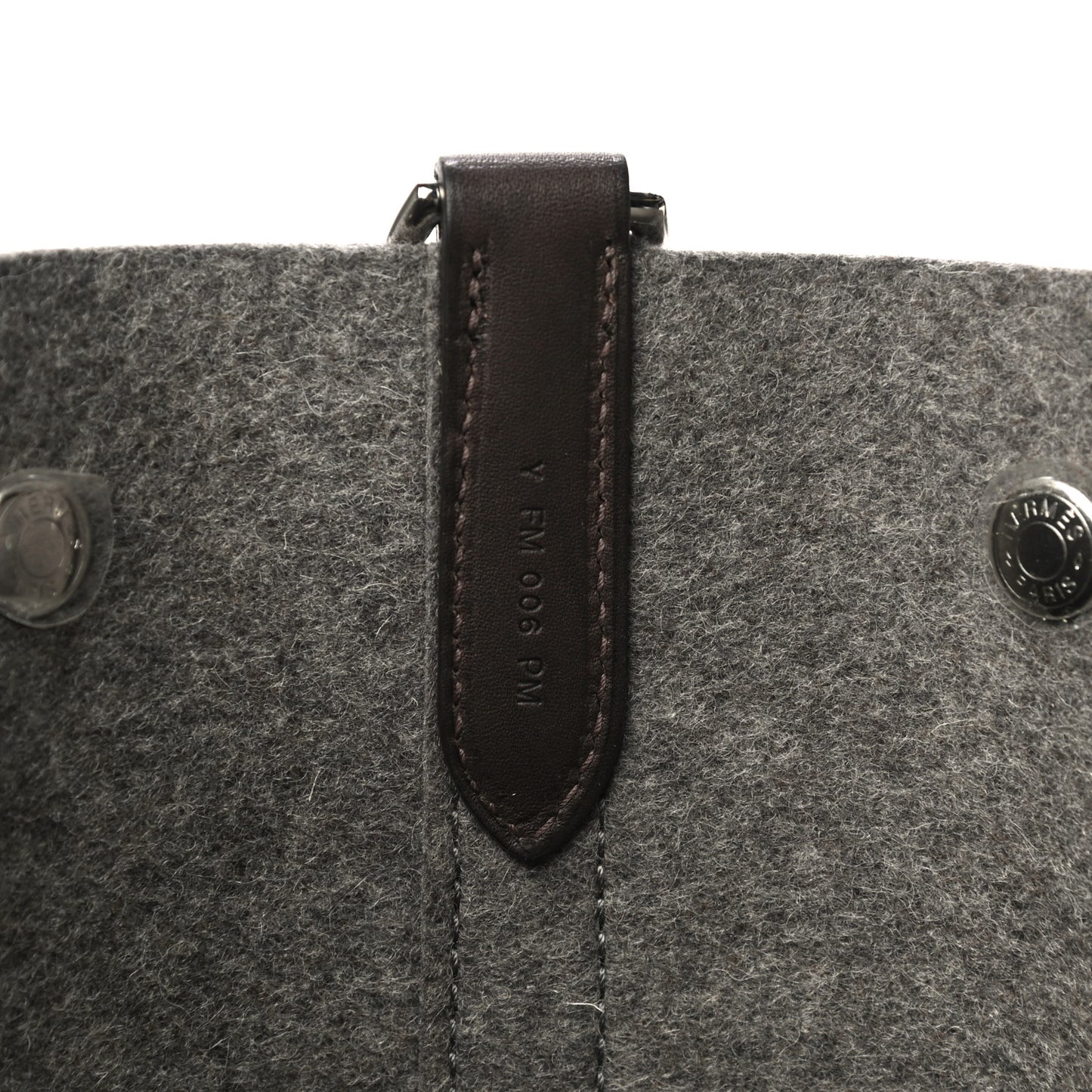 Felt Sac De Pansage Groom Bag Acier
