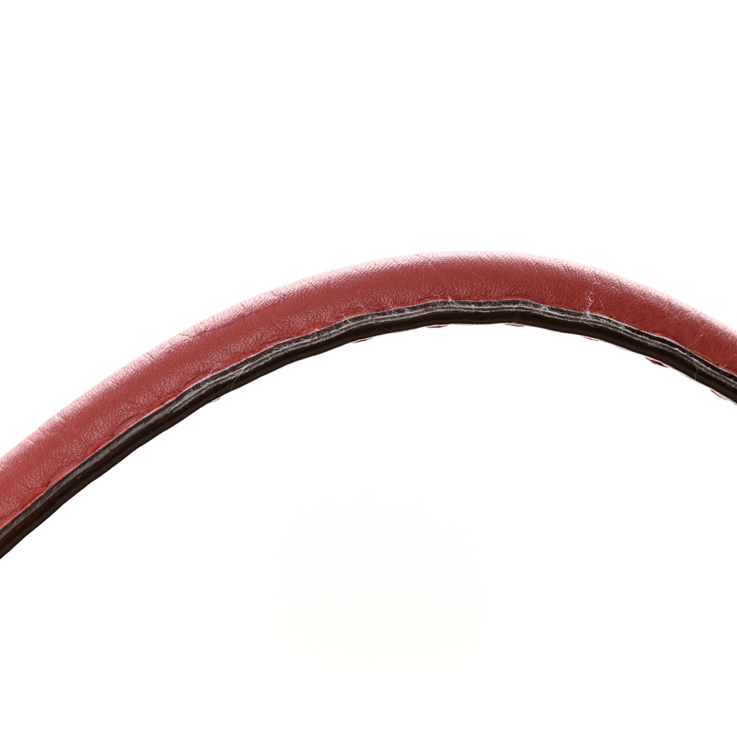 Cuoio Romano Selleria Bi-Color Medium Peekaboo Iconic Satchel Rosso Latte