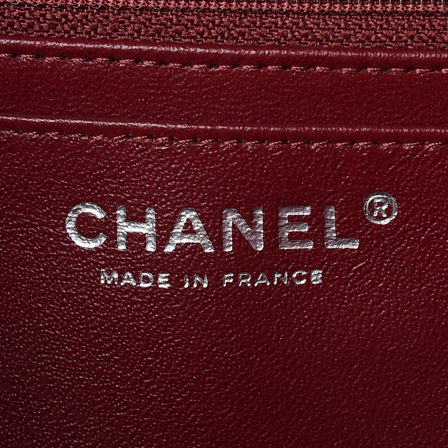 Caviar Quilted Maxi Single Flap Dark Red