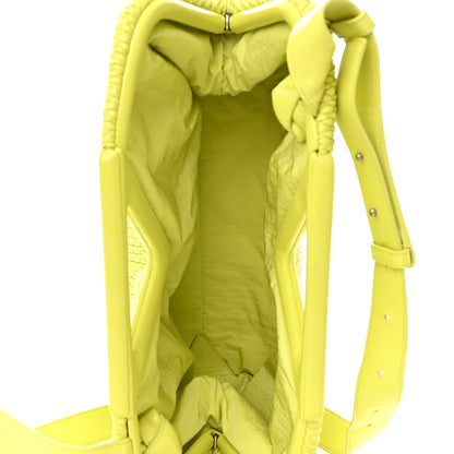 Bottega Veneta Lambskin Knit Large The Point Triangle Bag Seagrass 5 of 14