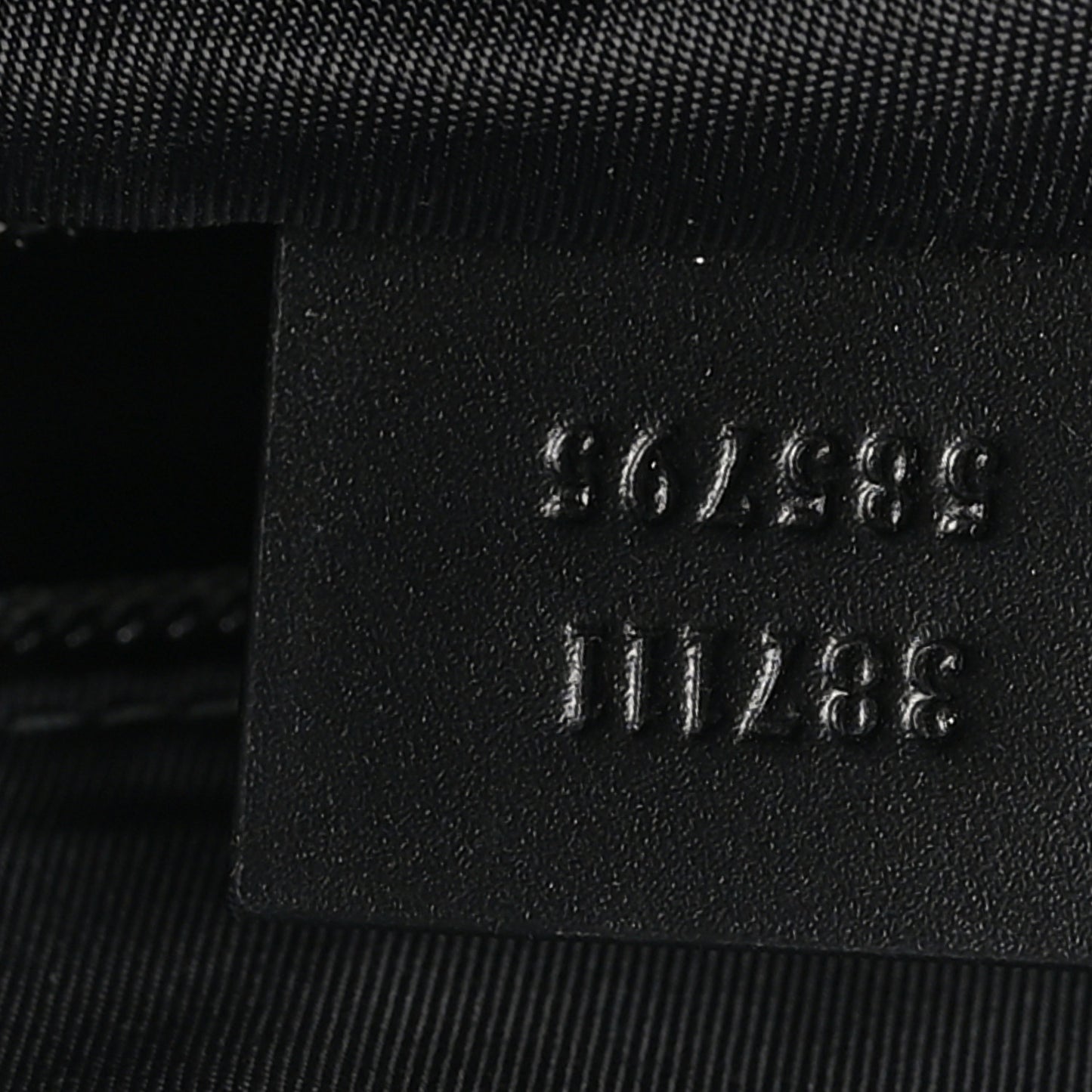 GG Supreme Monogram Web Messenger Bag Black