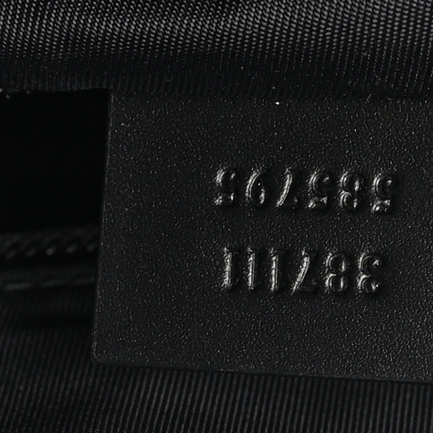 Gucci GG Supreme Monogram Web Messenger Bag Black 7 of 10