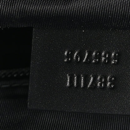 Gucci GG Supreme Monogram Web Messenger Bag Black 7 of 10