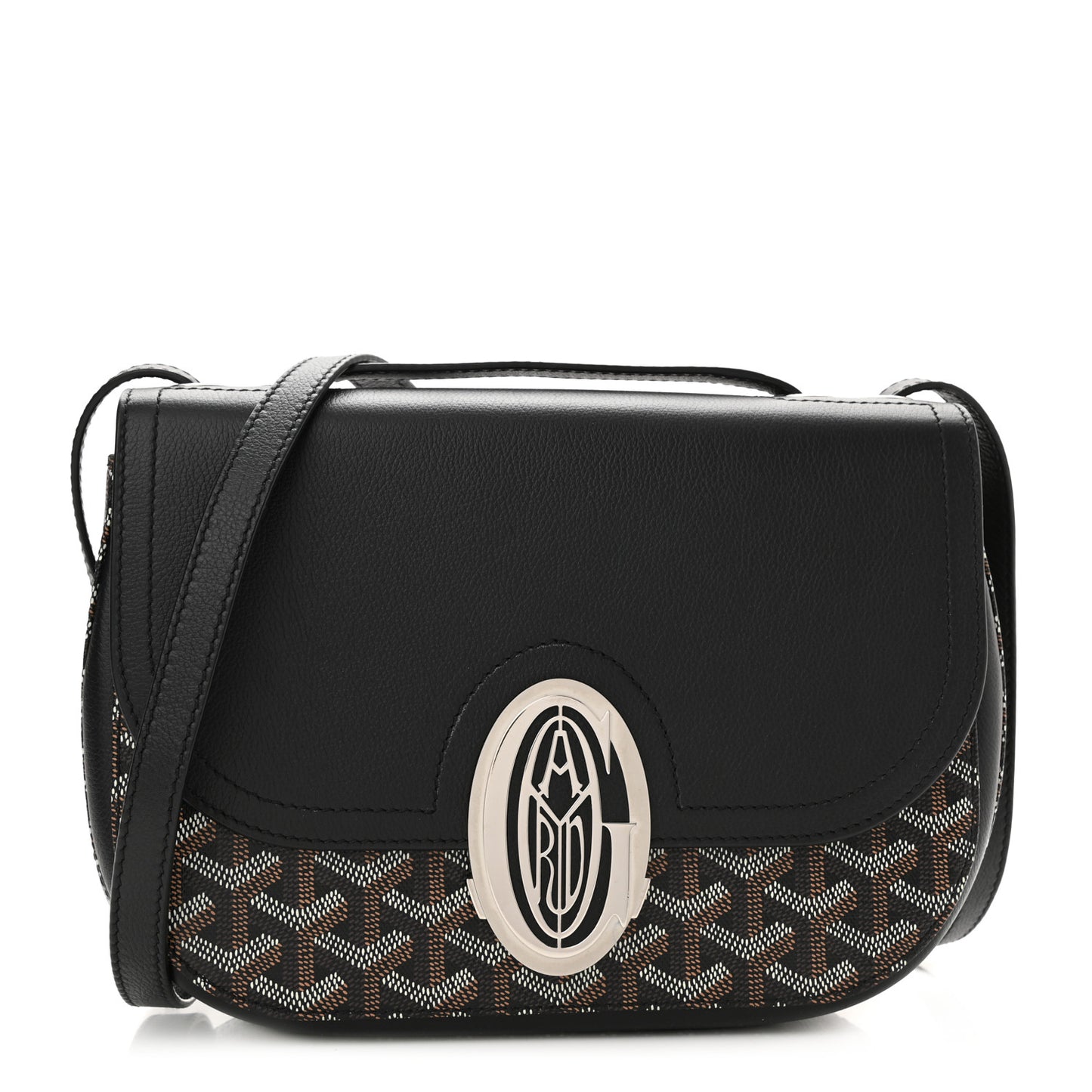 Goyardine 233 Shoulder Bag Black