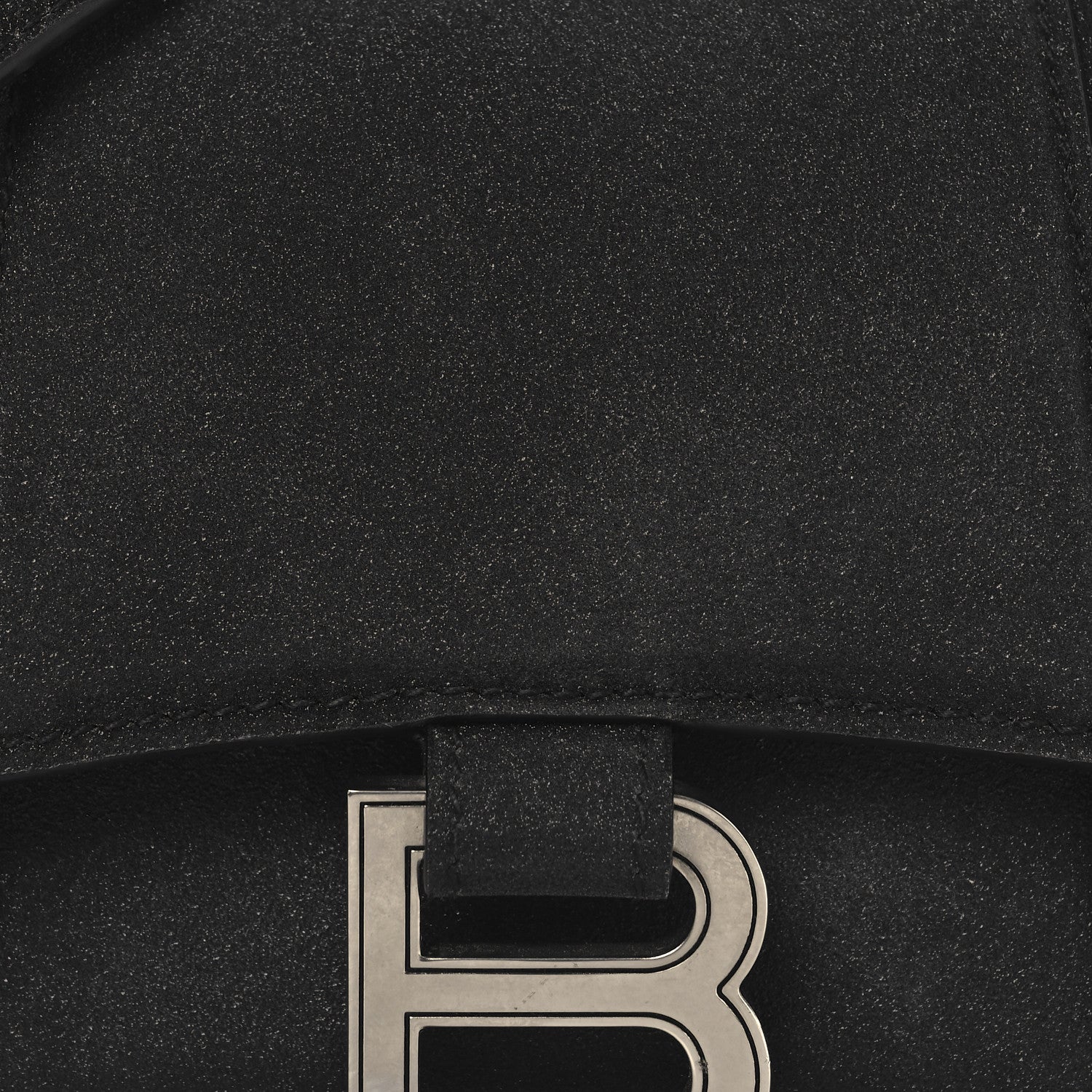 Balenciaga Glitter Fabric Hourglass Top Handle Bag XS Black 7 of 12
