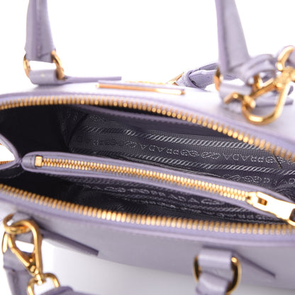 Prada Saffiano Lux Small Promenade Tote Glicine 6 of 10