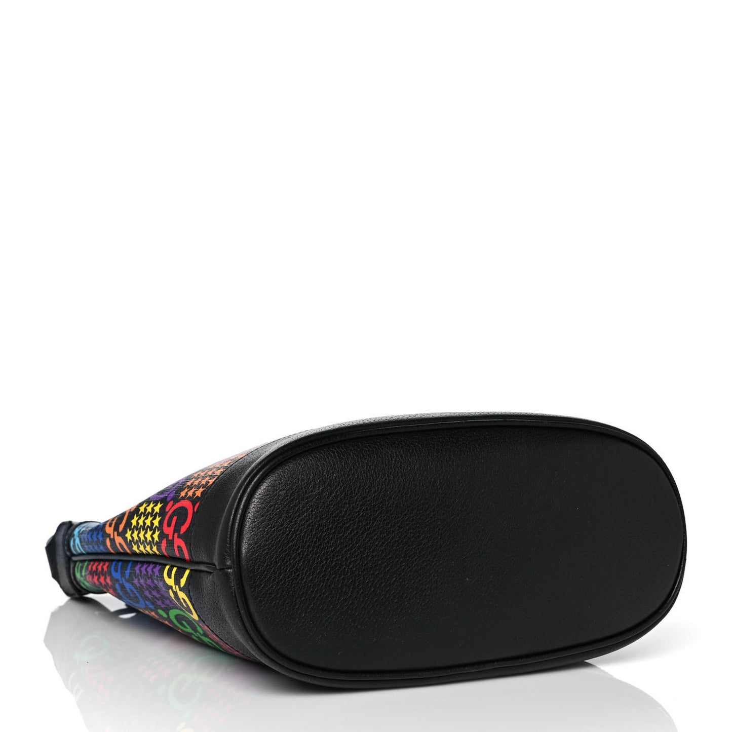 GG Supreme Monogram Psychedelic Bucket Bag Black