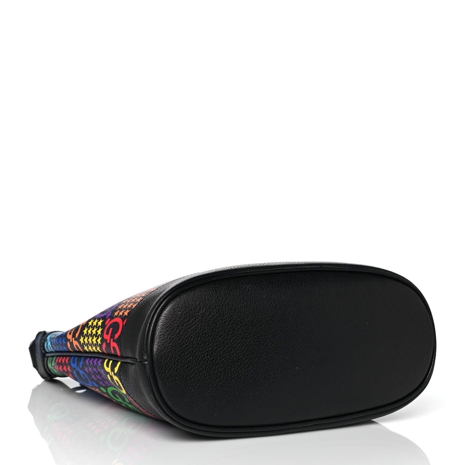 Gucci GG Supreme Monogram Psychedelic Bucket Bag Black 3 of 9