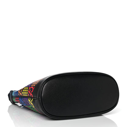 Gucci GG Supreme Monogram Psychedelic Bucket Bag Black 3 of 9