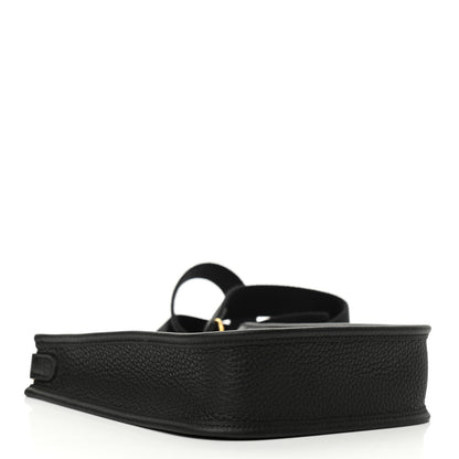 Hermes Taurillon Clemence Evelyne TPM Black 4 of 11