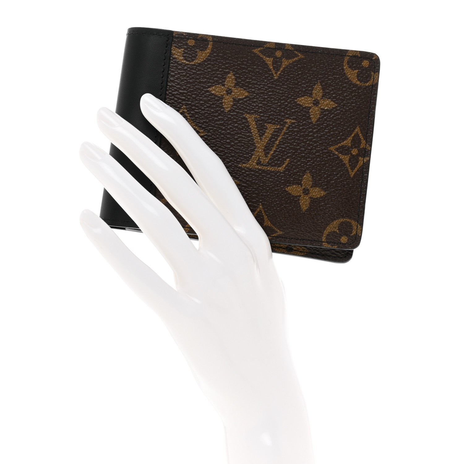 Louis Vuitton Monogram Macassar Multiple Wallet 2 of 6