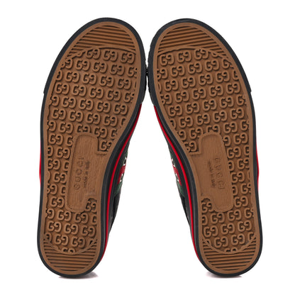 Gucci Econyl Nylon Web Monogram Off The Grid Womens 1977 Tennis Sneakers 37.5 Black 5 of 9