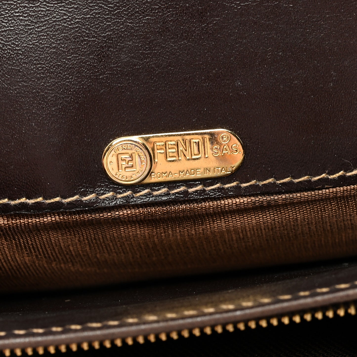 Zucca Compact Wallet Tobacco