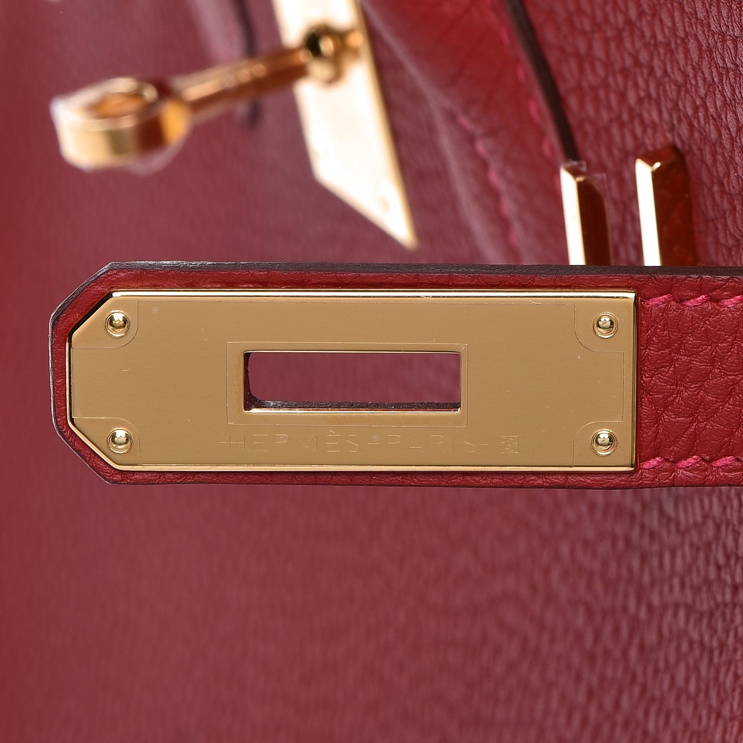 Togo Birkin 30 Rouge Garance