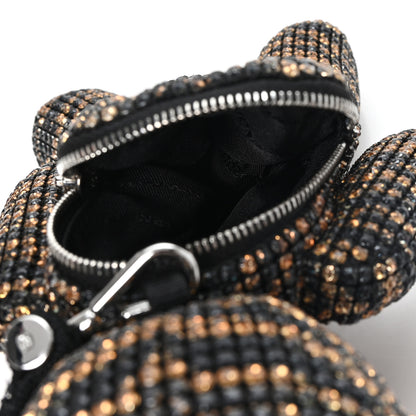 Alexander Wang Crystal Mesh Tiger Beiress Wristlet Black Multicolor 6 of 6