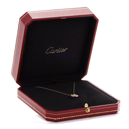 Cartier 18K Yellow Gold Diamond Mother of Pearl XS Amulette de Cartier Pendant Necklace 8 of 8