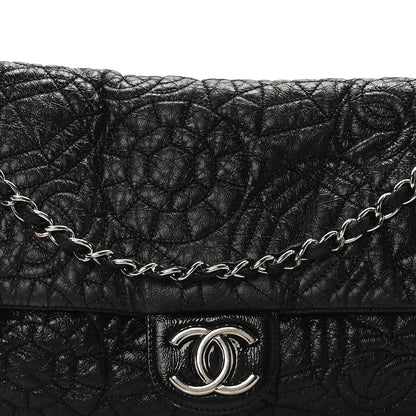Chanel Vinyl Graphic Edge Flap Black 8 of 10