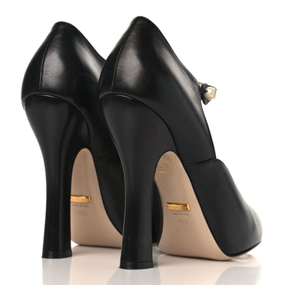 Gucci Malaga Kid Lesley Mary Jane Pumps 40.5 Black 4 of 9