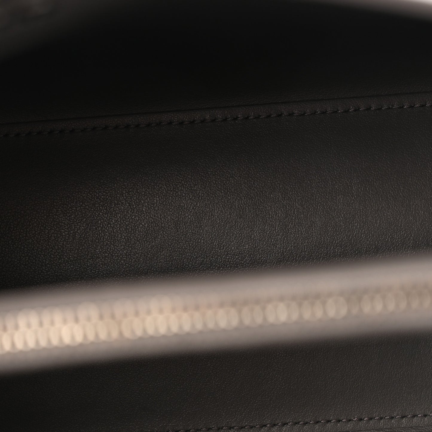 Grained Calfskin Baby Sac De Jour Fog