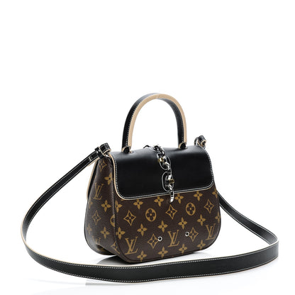 Louis Vuitton Calfskin Monogram Chain It Bag PM Black 3 of 6