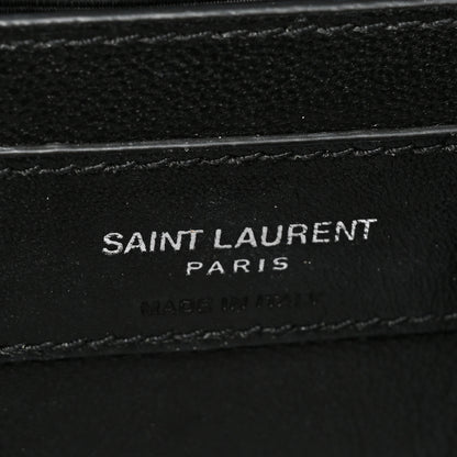 Saint Laurent Grain De Poudre Medium Monogram Kate Satchel Nude Powder 6 of 17