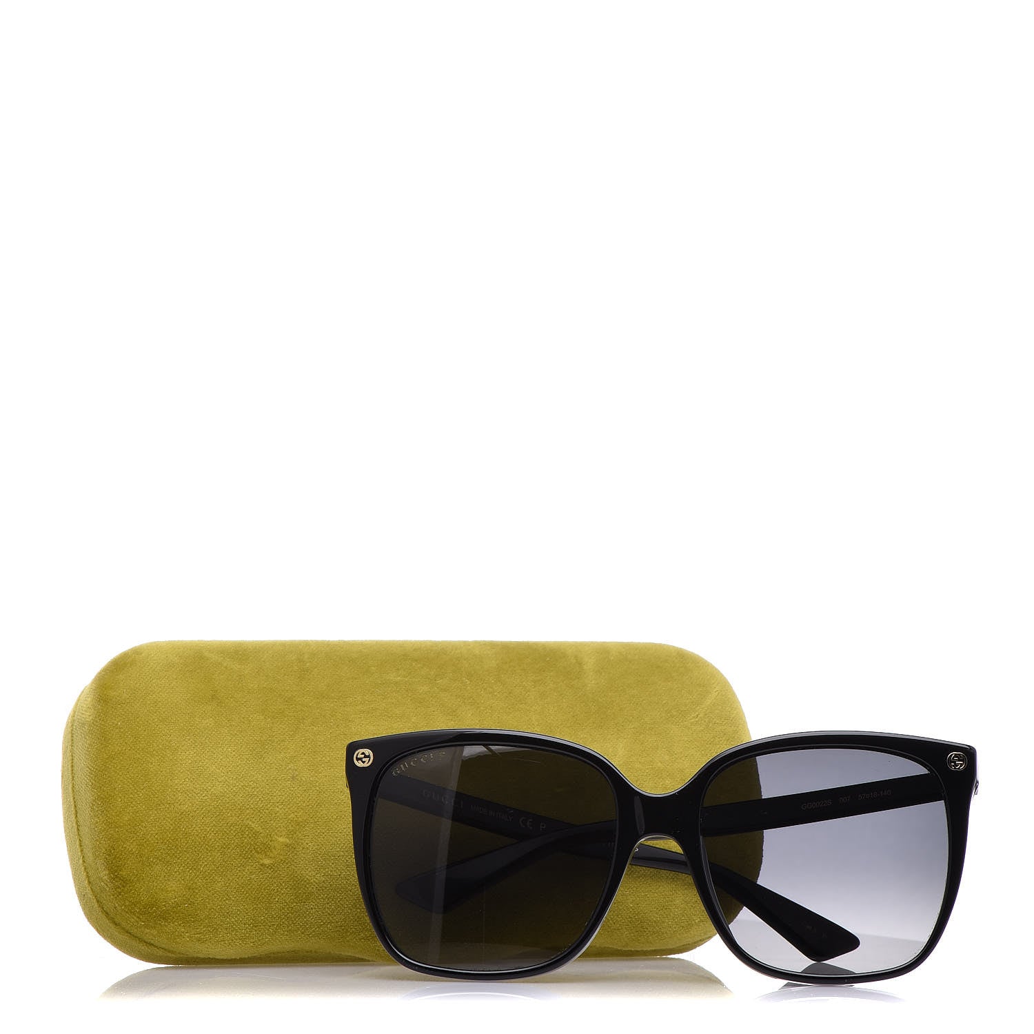 Gucci GG Sunglasses GG0022/SA Black 10 of 10