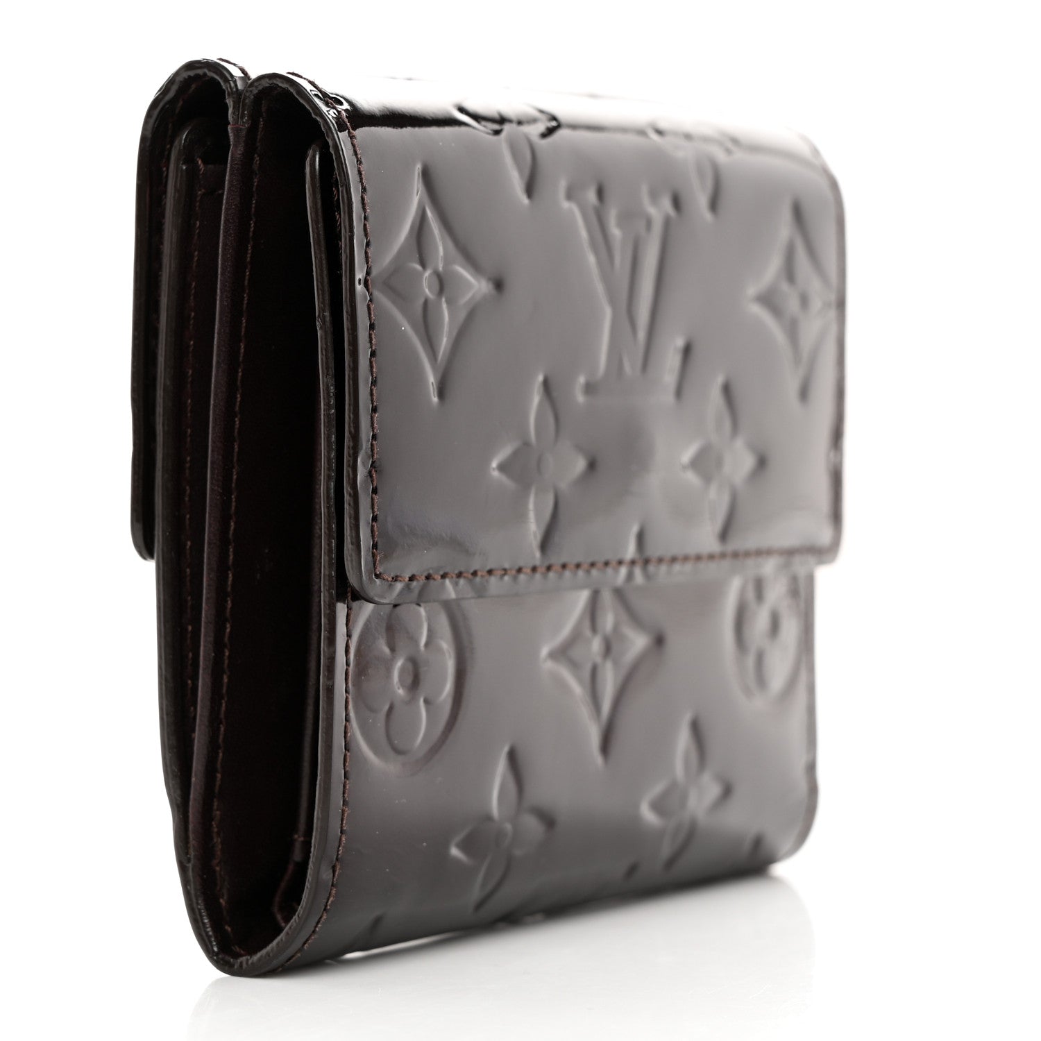 Louis Vuitton Vernis Elise Wallet Amarante 3 of 11