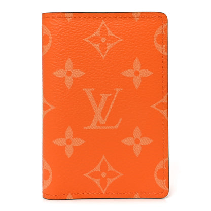 Louis Vuitton Taigarama Pocket Organizer NM Tangerine 1 of 7