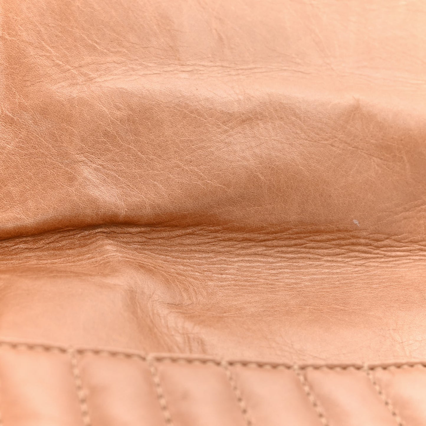 Calfskin Matelasse Medium Happy Shoulder Bag Cognac