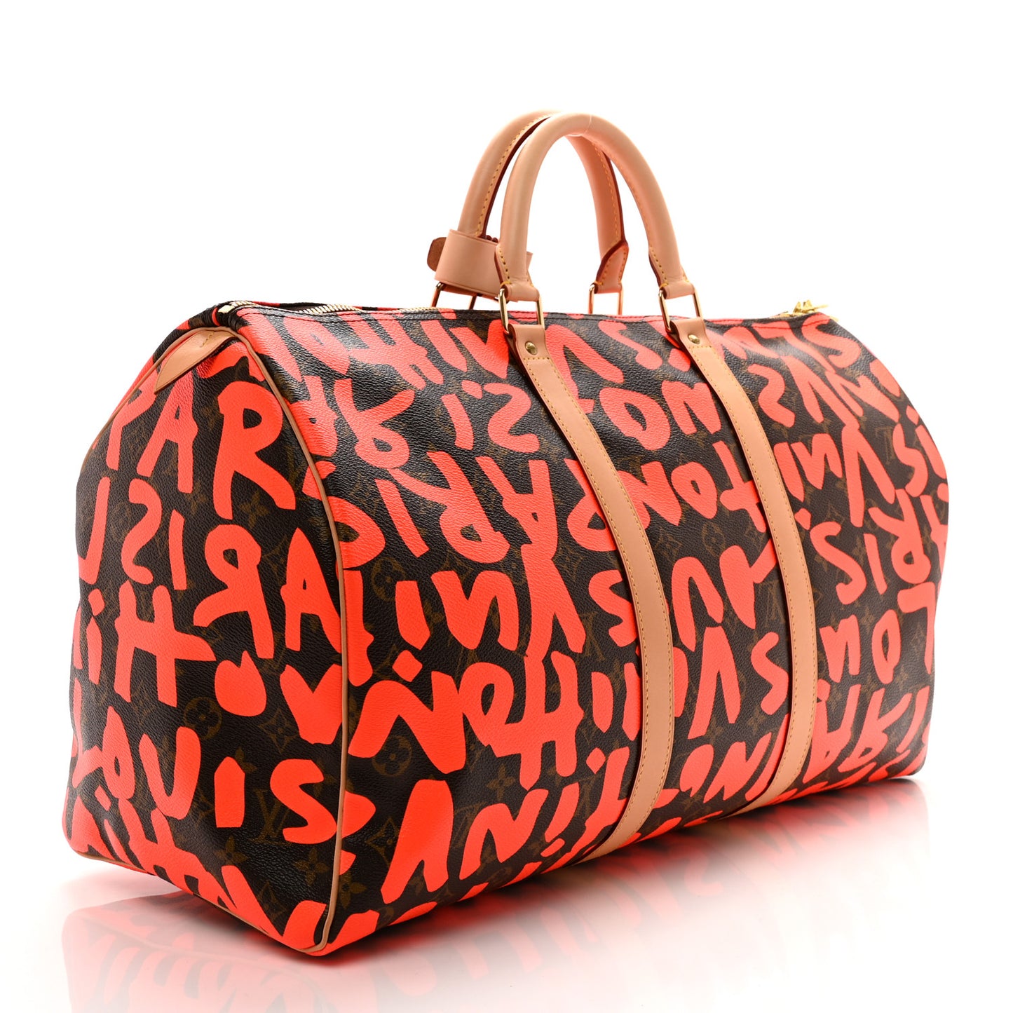 Monogram Graffiti Keepall 50 Orange