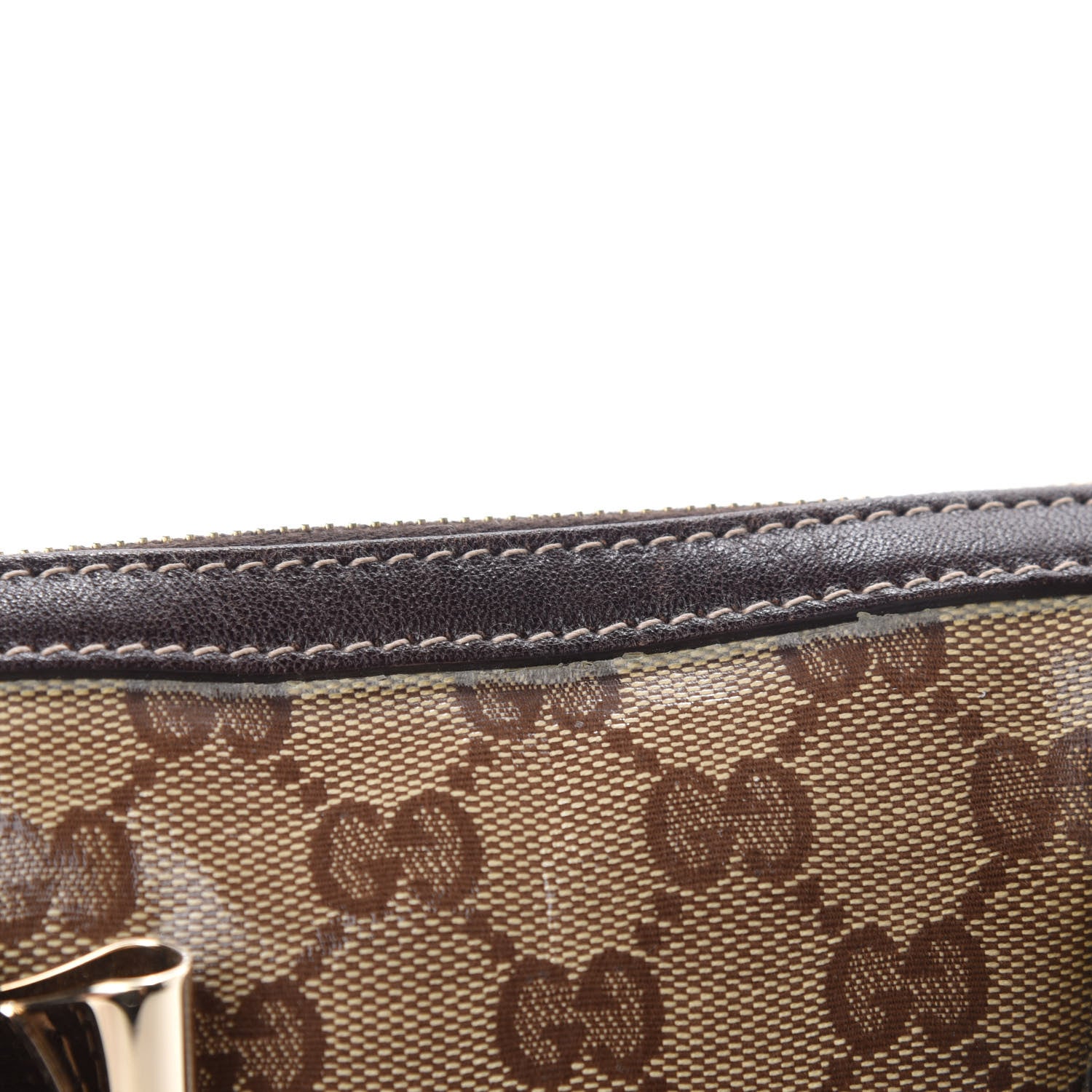 Gucci Crystal Monogram Duchessa Small Boston Bag Brown 10 of 16