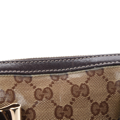Gucci Crystal Monogram Duchessa Small Boston Bag Brown 10 of 16