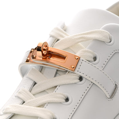 Hermes Calfskin Day Sneakers 35.5 White 8 of 12