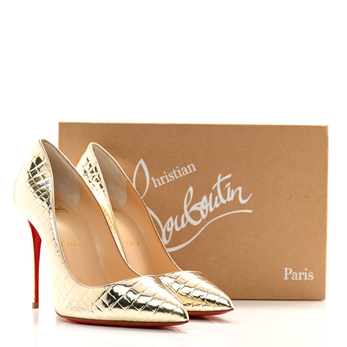 Metallo Cocco Pigalle Follies 100 Pumps 37.5 Platine