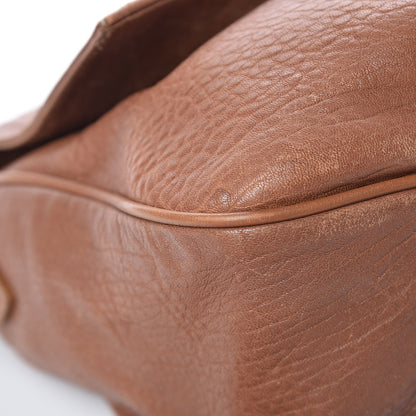 Fendi Crinkled Lambskin Mia Shoulder Flap Camel 14 of 20