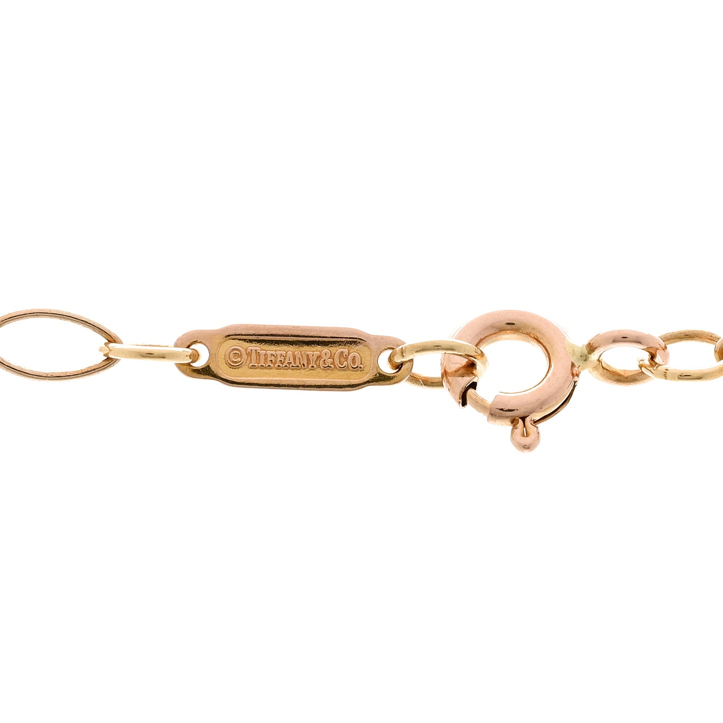 18K Rose Gold Diamond Crown Key Pendant Necklace