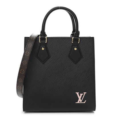Louis Vuitton Epi Sac Plat BB Black 1 of 9