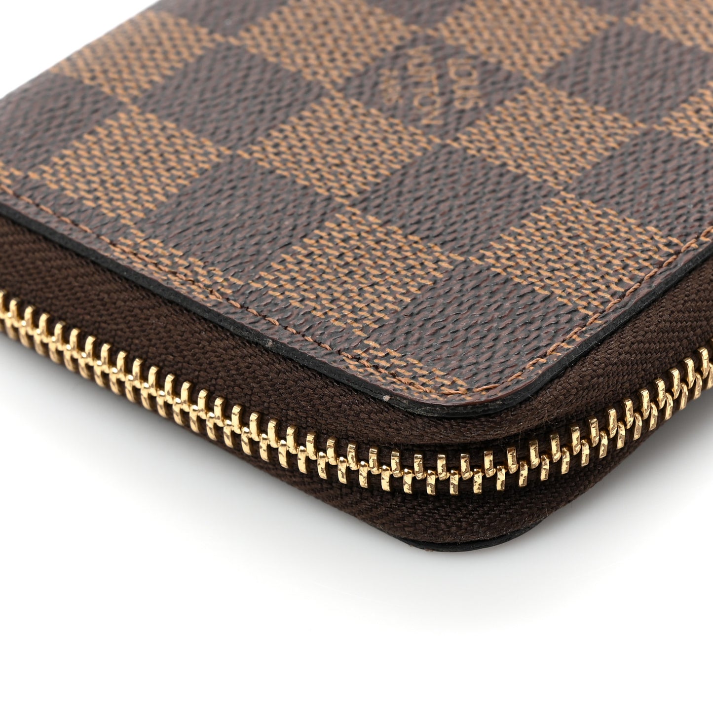 Damier Ebene Clemence Wallet Cherry