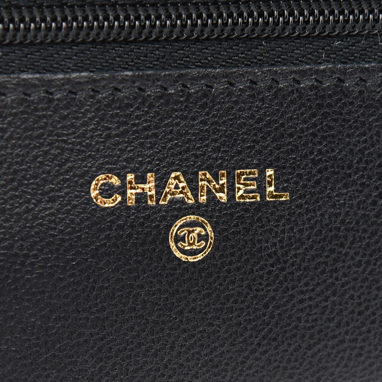 Chanel Lambskin Quilted Wallet On Chain WOC Black 6 of 10