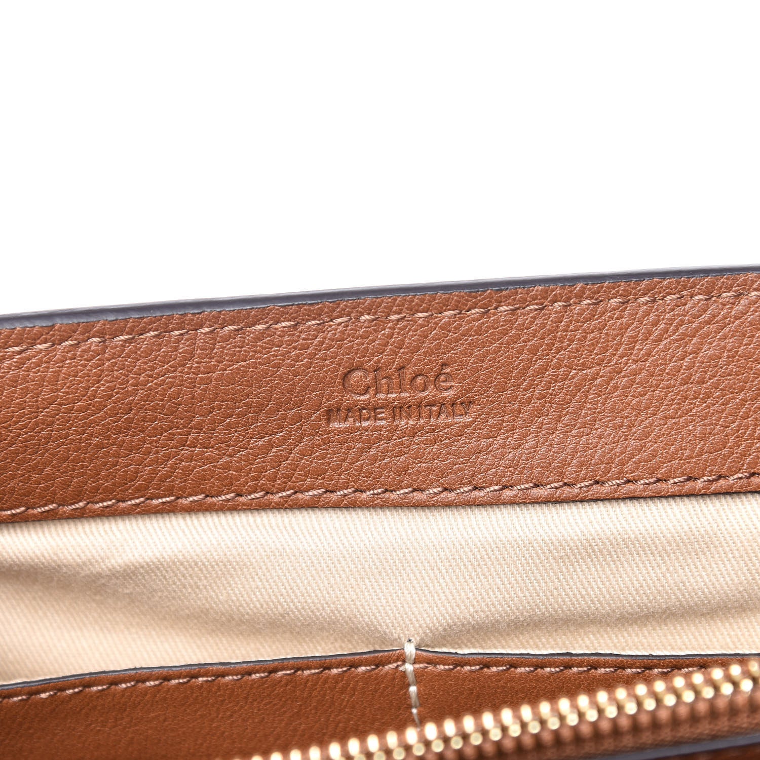 Chloe Calfskin Medium Faye Day Shoulder Bag Tan 6 of 11