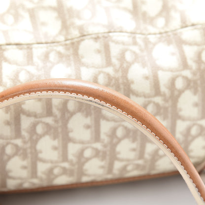 Christian Dior Monogram Romantique Trotter Flap Bag Beige 15 of 16