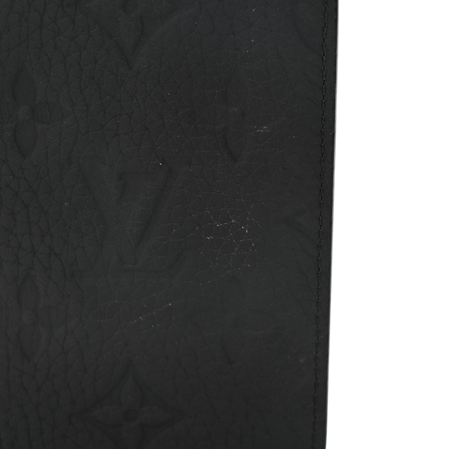Taurillon Monogram Pocket Organizer Black