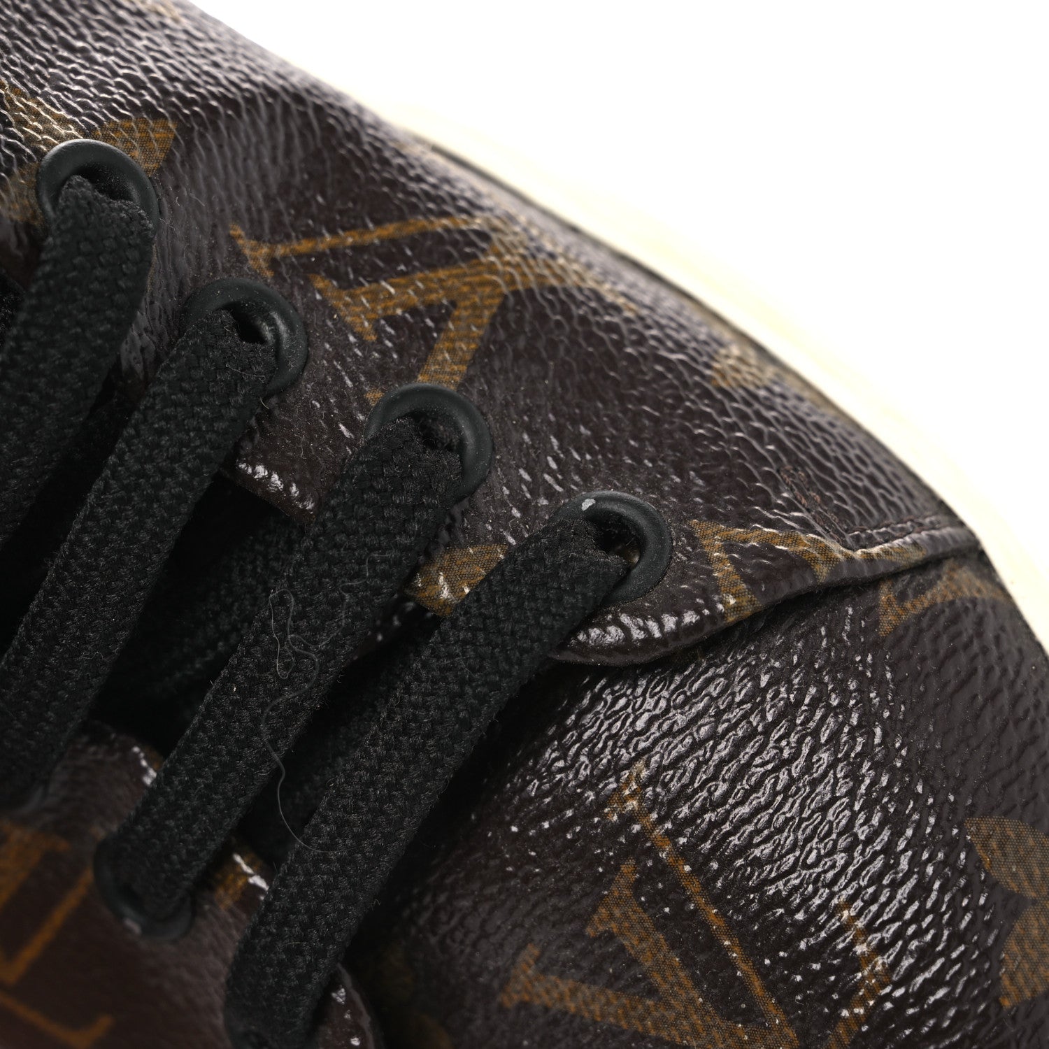 Louis Vuitton Patent Monogram Frontrow Sneakers 37 13 of 16